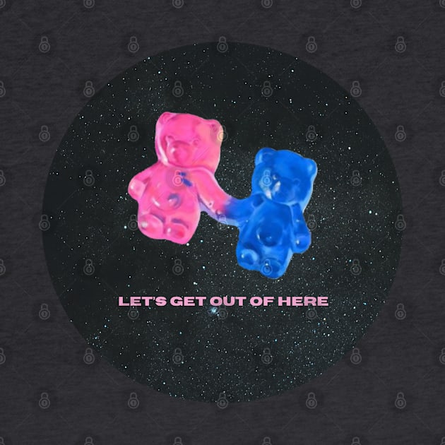 let’s get out of here (circle version) by CaityRoseArt